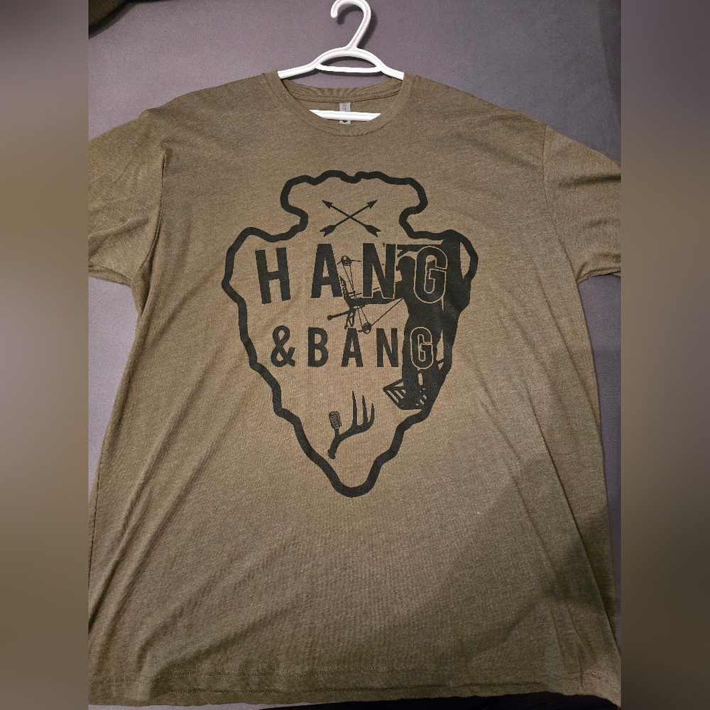 Next Level Apparel Brown T-Shirt